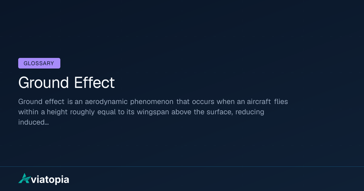 Ground Effect Meaning in Aviation (Definition + Explanation) | Aviatopia