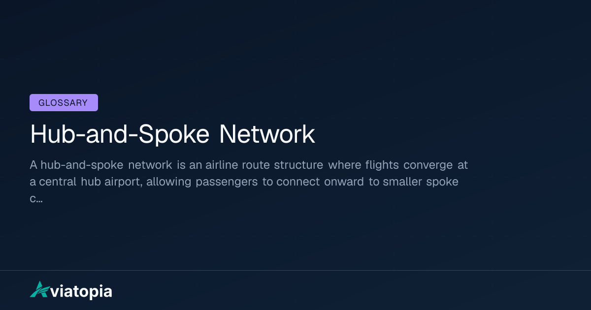 Hub-and-Spoke Network Meaning in Aviation (Definition + Explanation ...