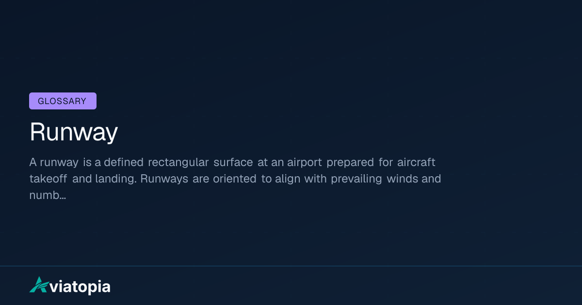 Runway Meaning in Aviation (Definition + Explanation) | Aviatopia